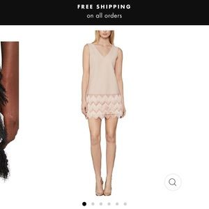 BCBGMAXAZRIA Fringe Cocktail Dress